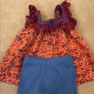 Eleanor rose top and legging set